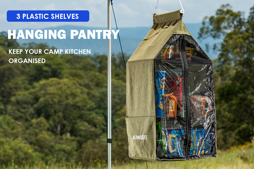 Adventure Kings Folding Camping Hanging Pantry Outdoor Food Storage